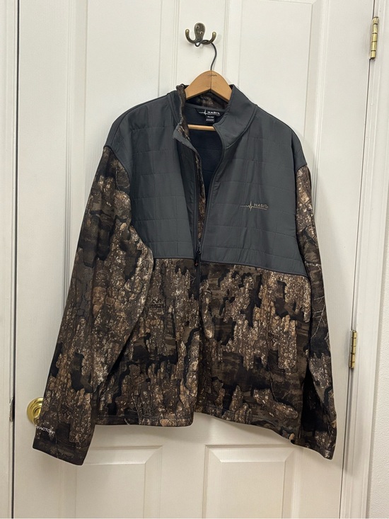 Habitat Other - Habit Men’s 2XL Camo Hunting Jacket Scent Factor Fleece Lined 1/2 Zip